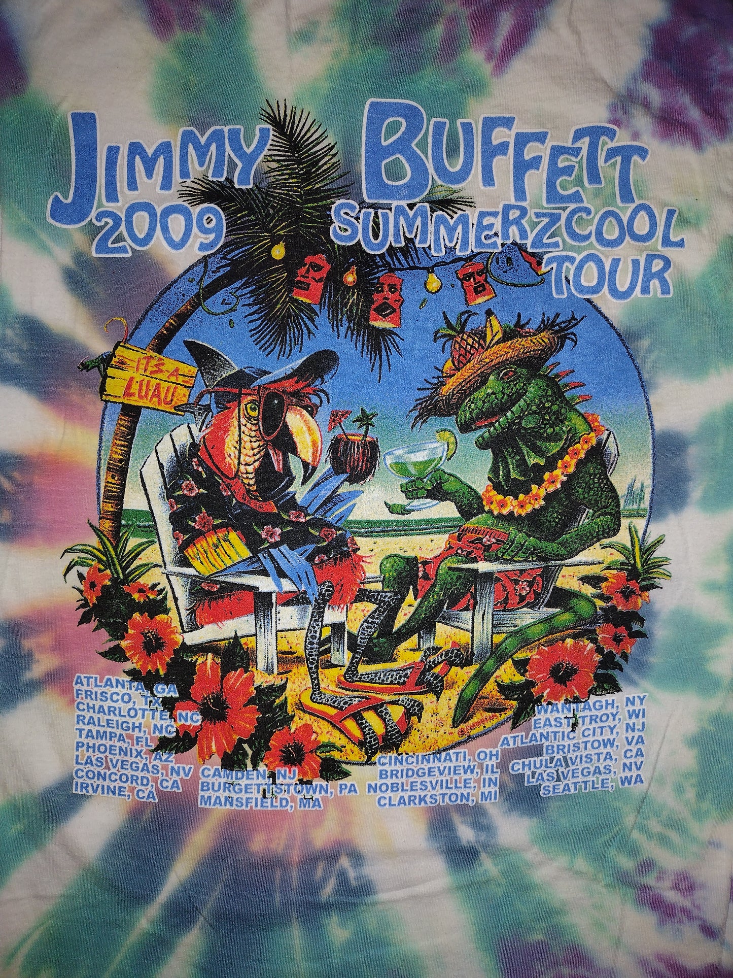 Small Jimmy Buffet tiedye