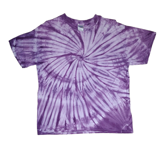 Large Purple Spiral Tiedye