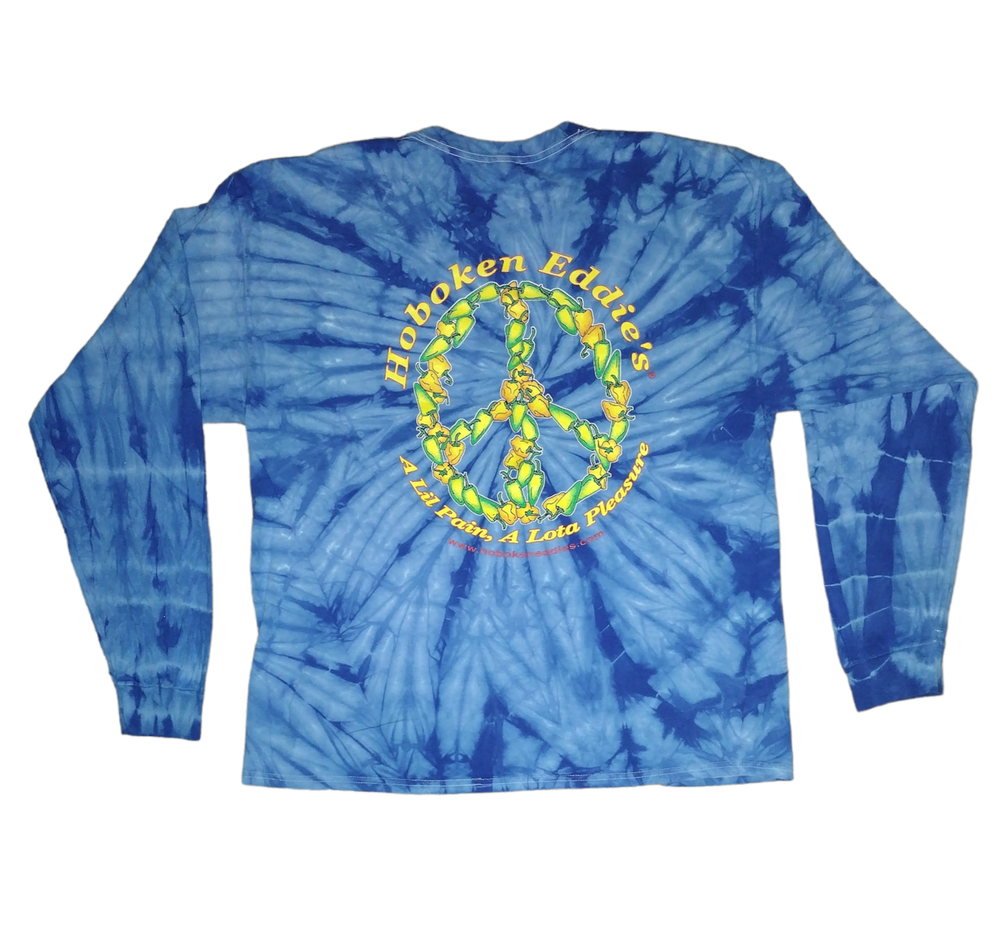 XL Long Sleeve Blue Tiedye