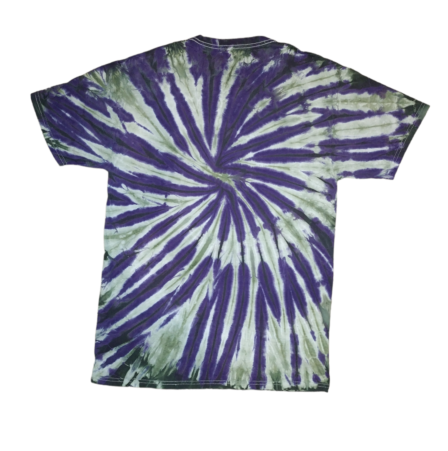 Medium Purple and Green Spiral Tshirt