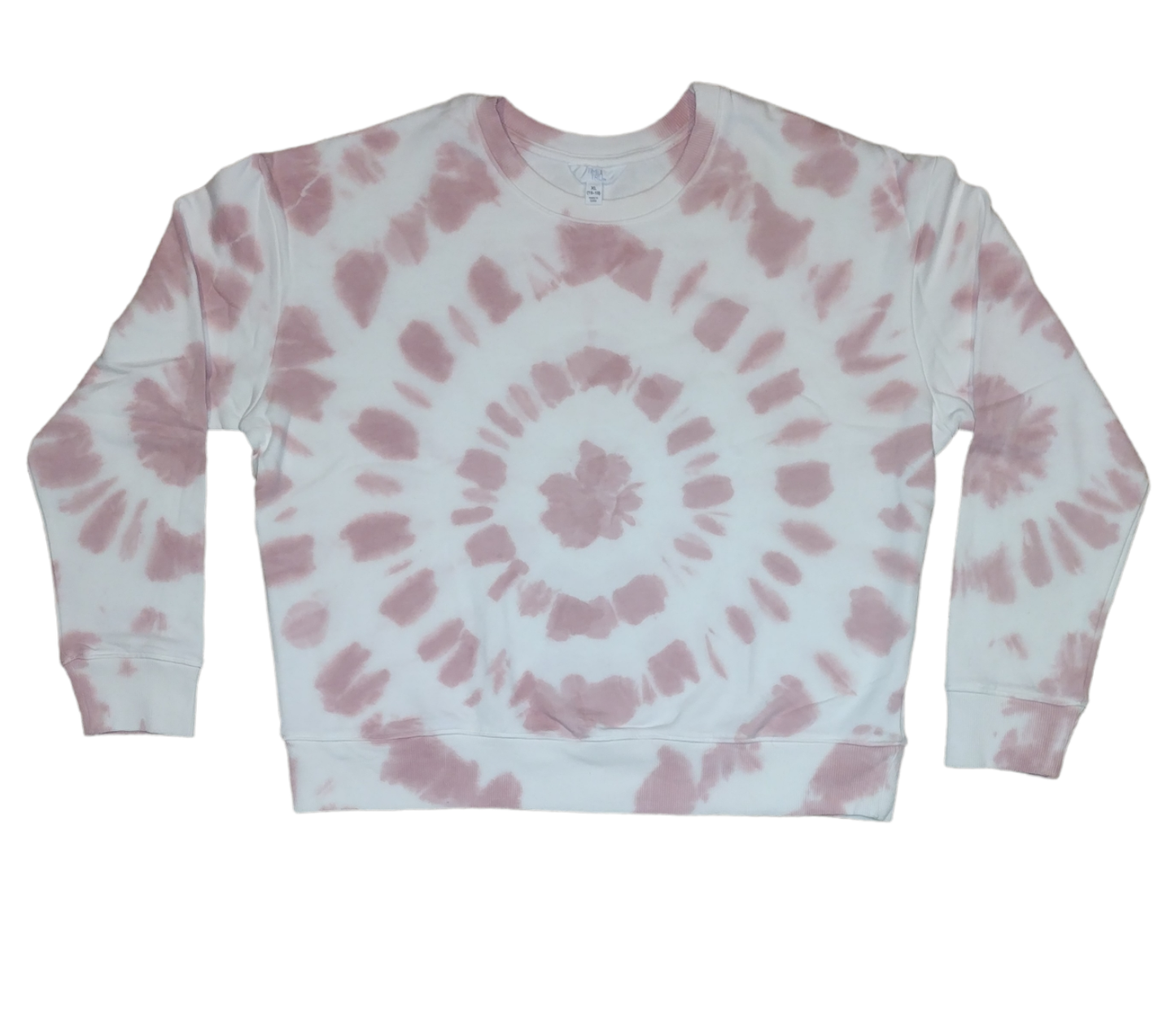 Kids XL 16-18 Peach Tiedye Sweatshirt